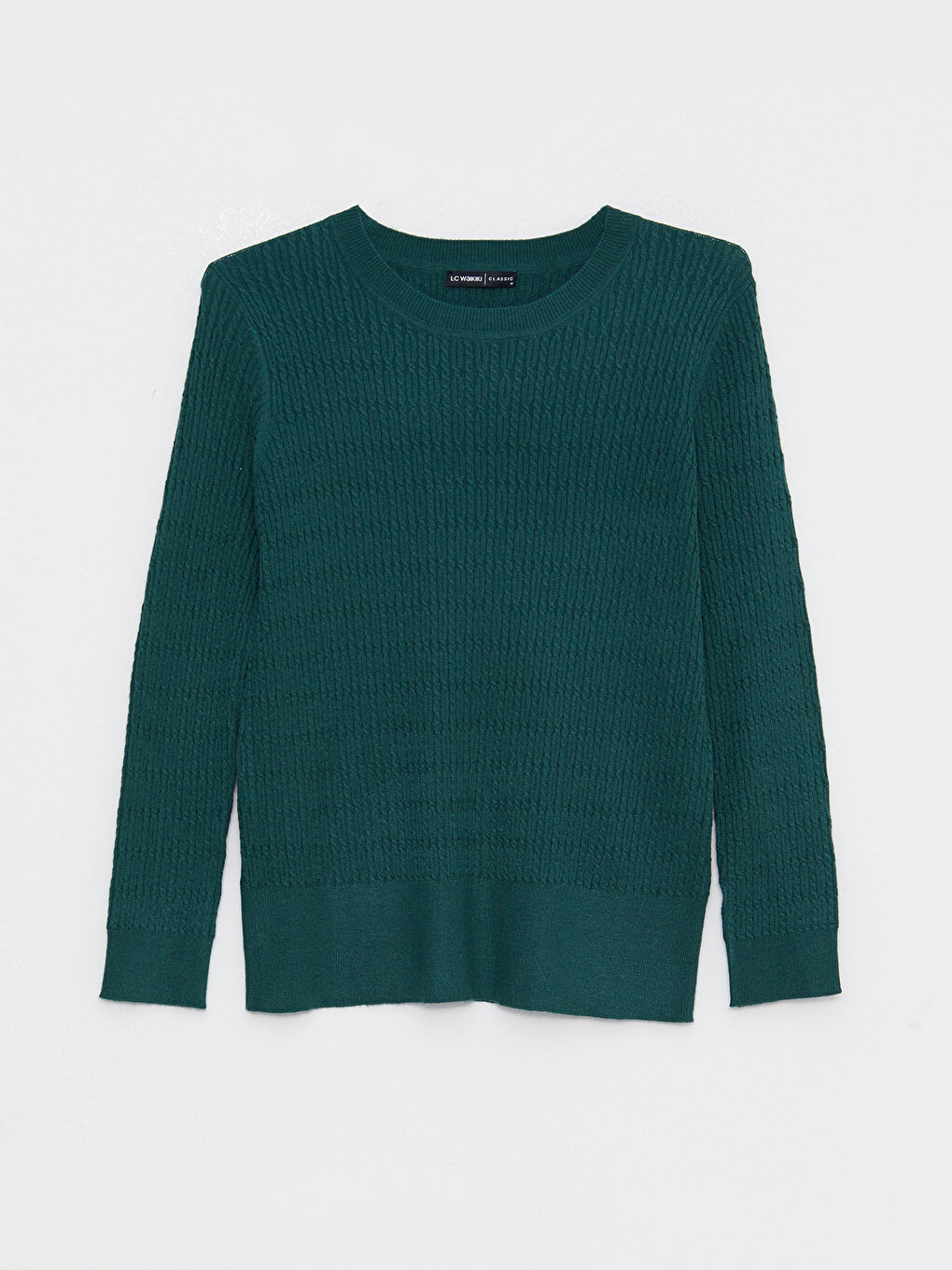 Žena ZELENA Džemper -4