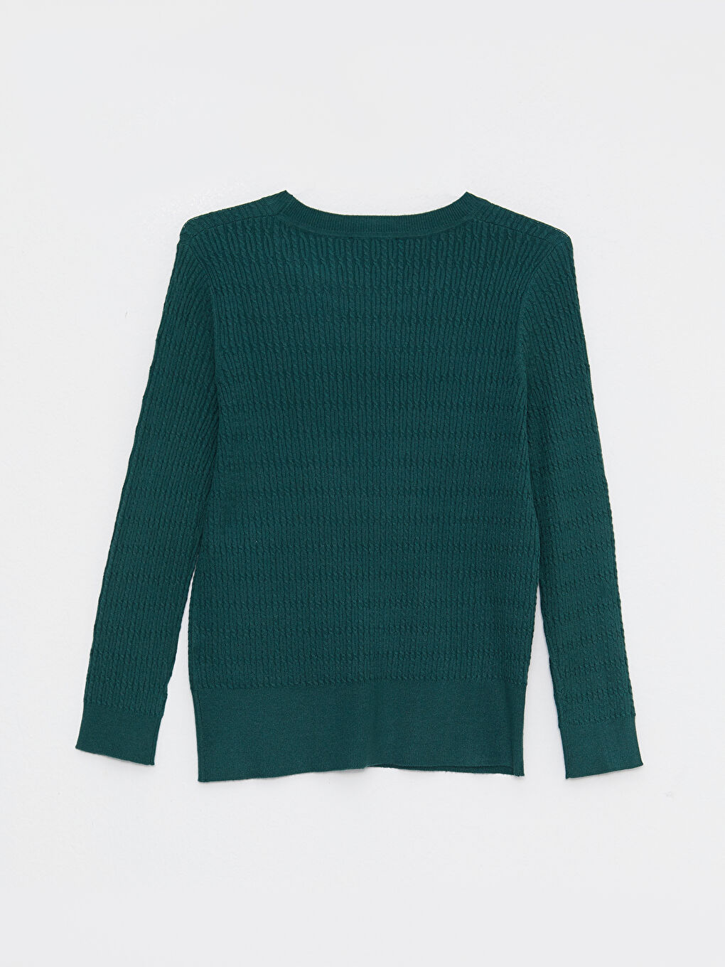 Žena ZELENA Džemper -5