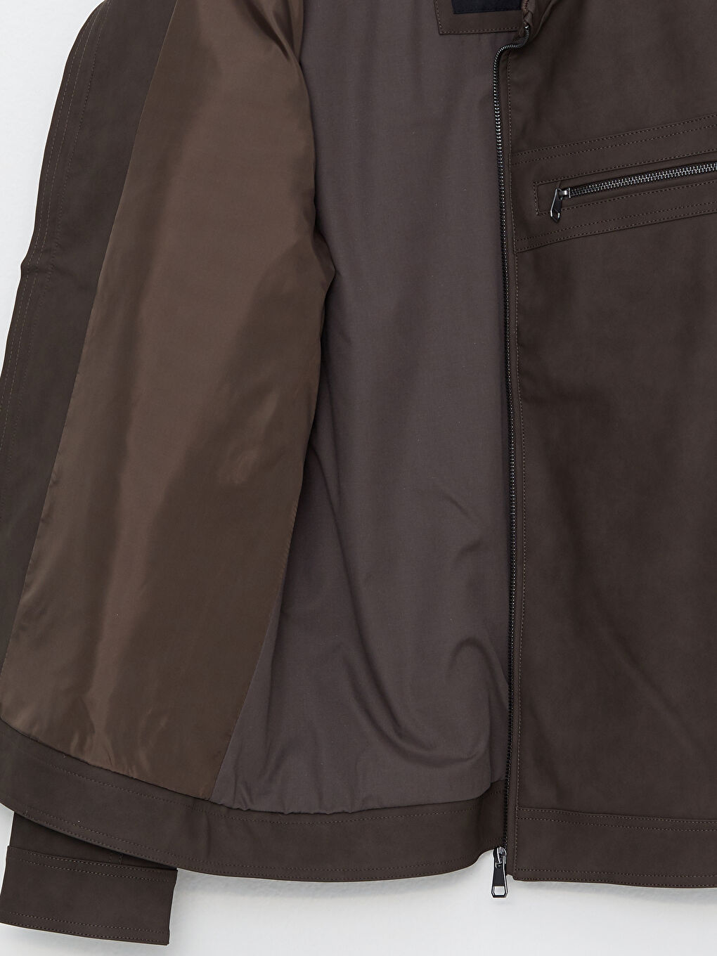 LCWAIKIKI Classic Standard Fit Collared Neck Men's Leather Look Coat -W20916Z8-DFV