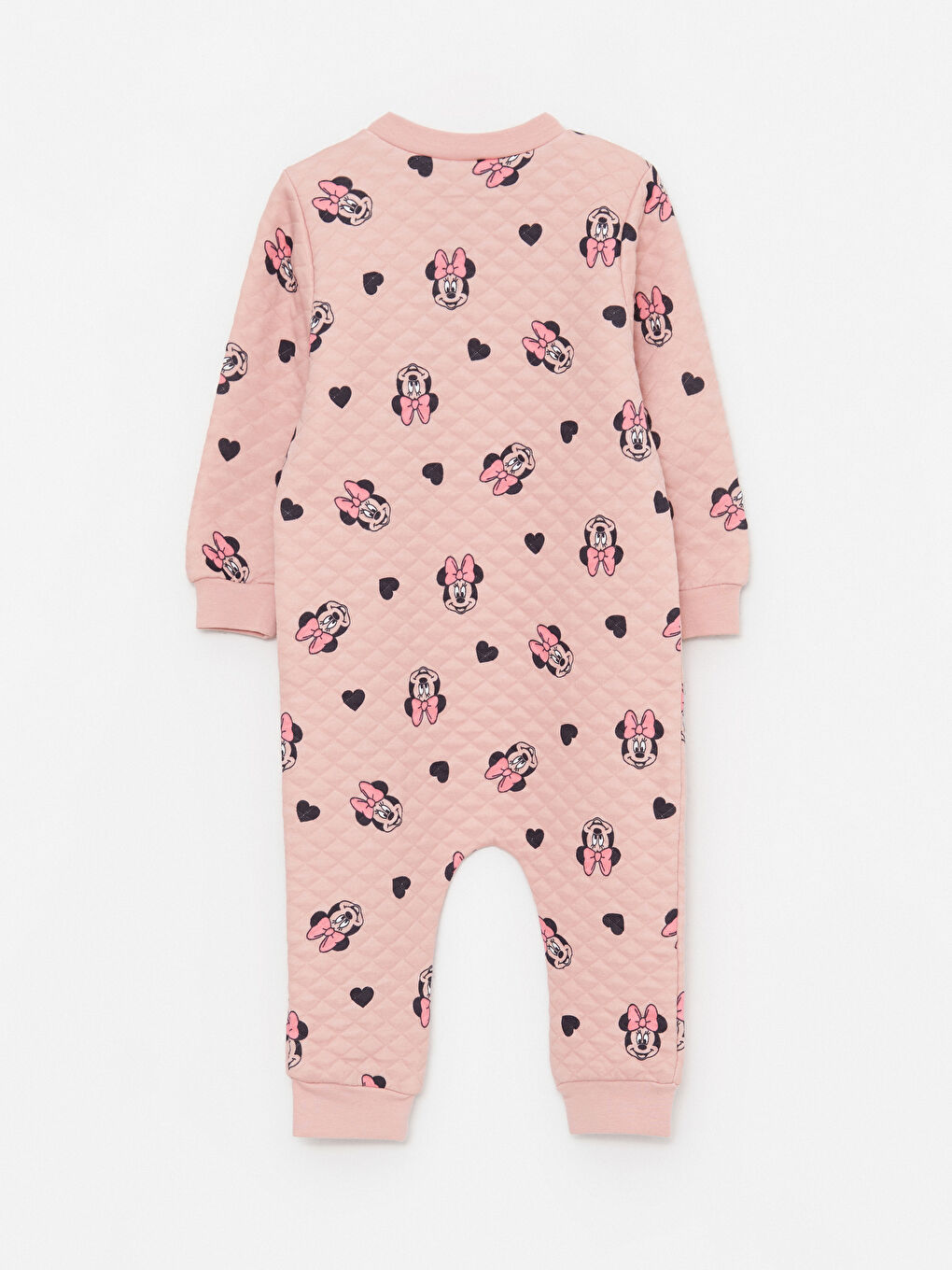 LCW baby Pembe Baskılı Minnie Mouse 0.5 Tog Elyaflı Kız Bebek Uyku Tulumu - 2