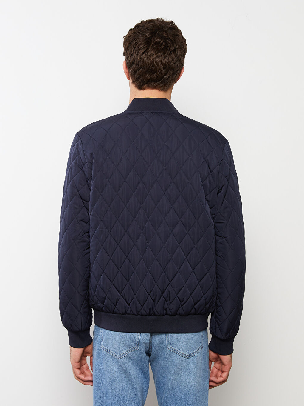 Standard Fit College Neck Men's Puffer-5