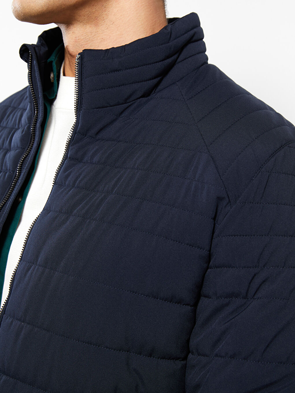 LCWAIKIKI Classic Standard Fit Funnel Neck Men's Puffer Coat -W20949Z8-RFD