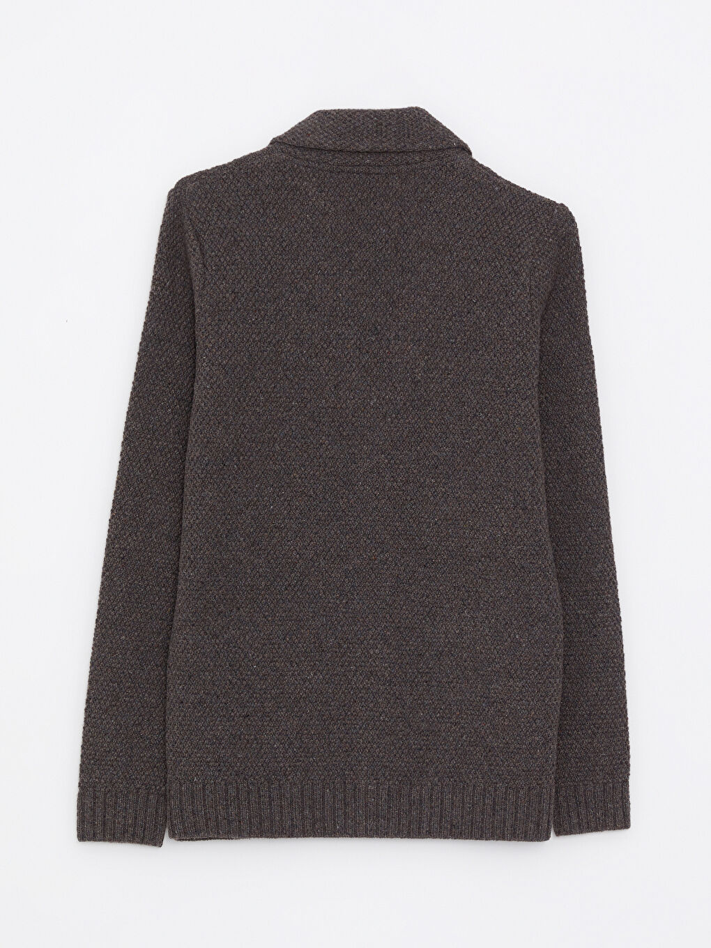 Standard Fit Long Sleeve Men's Tricot Cardigan-4