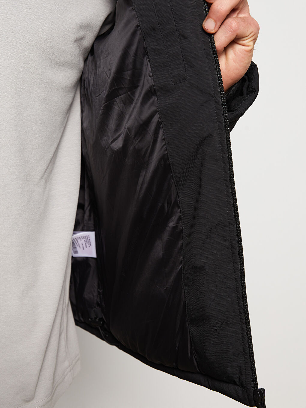 Standard Fit Hooded Men's Puffer Coat-2