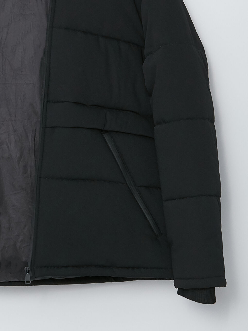 Standard Fit Hooded Men's Puffer Coat-7