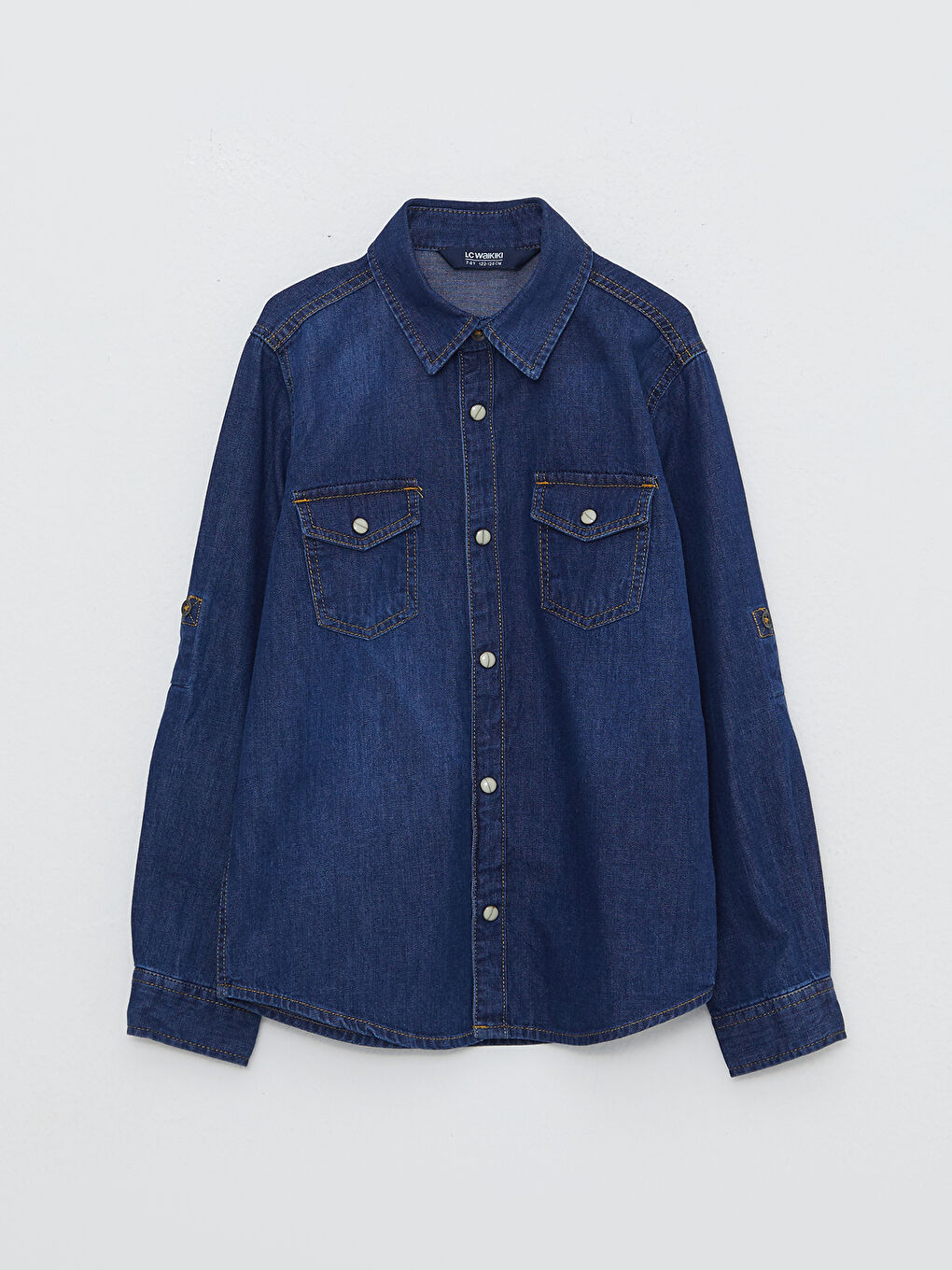 LCW Kids Basic Langarm Denim-Hemd für Jungen -W20987Z4-309