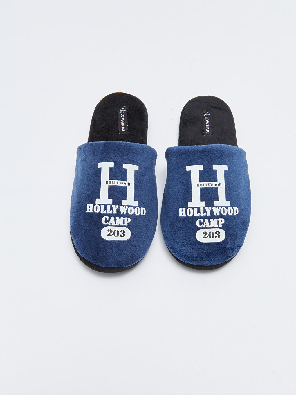 Pantoufles d'intérieur pour Hommes à Bout Rond Imprimées Fermées à l'Avant-2