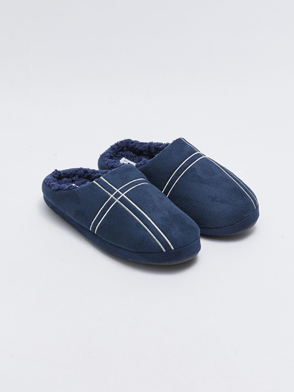 Closed Front Striped Men's Home Slippers