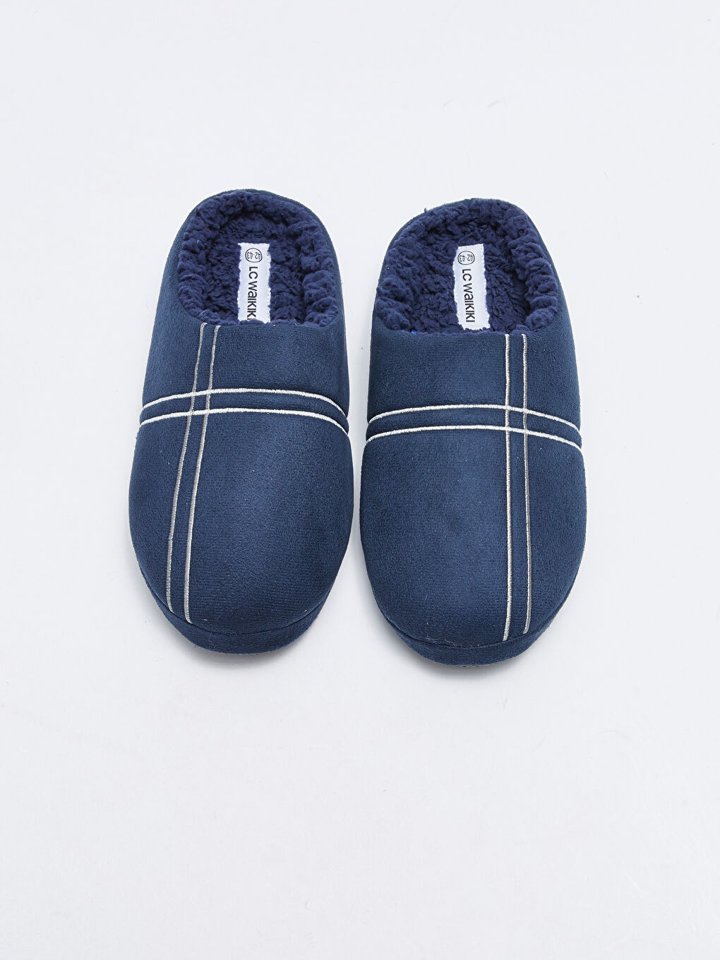 Closed Front Striped Men's Home Slippers-2