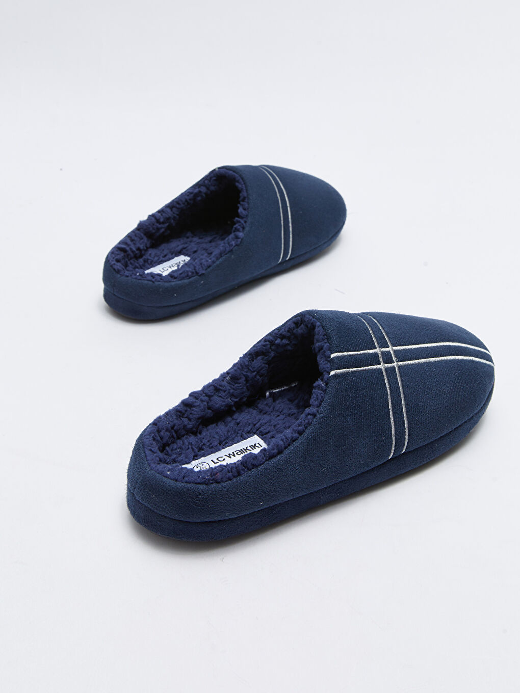 Closed Front Striped Men's Home Slippers-4