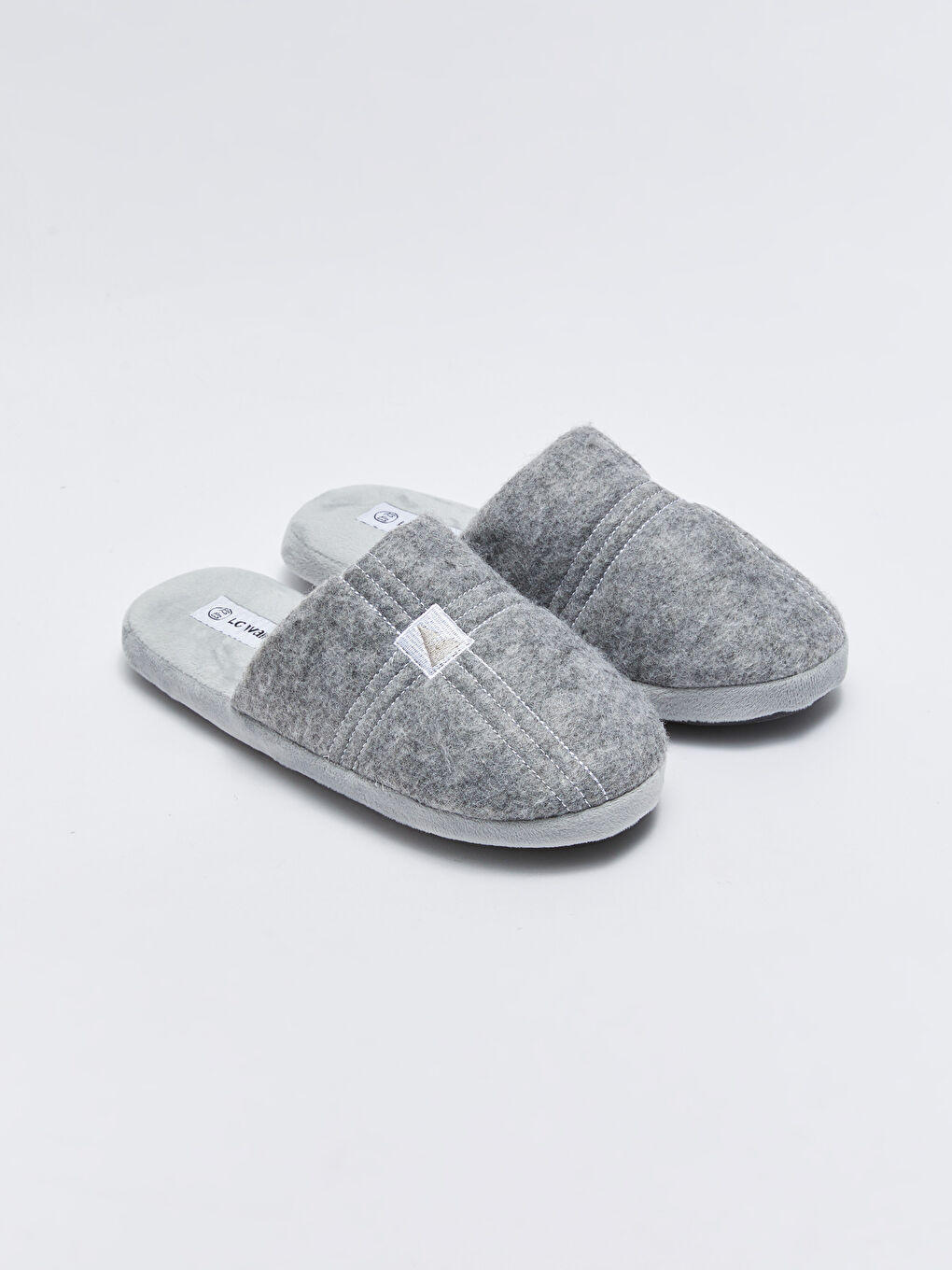 Papuci de casă pentru Bărbați cu Față Închisă Brodați