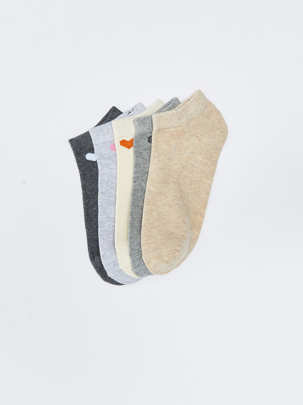 LCW DREAM Bedruckte Sneaker-Socken für Damen 5er-Pack -W21030Z8-L8Q
