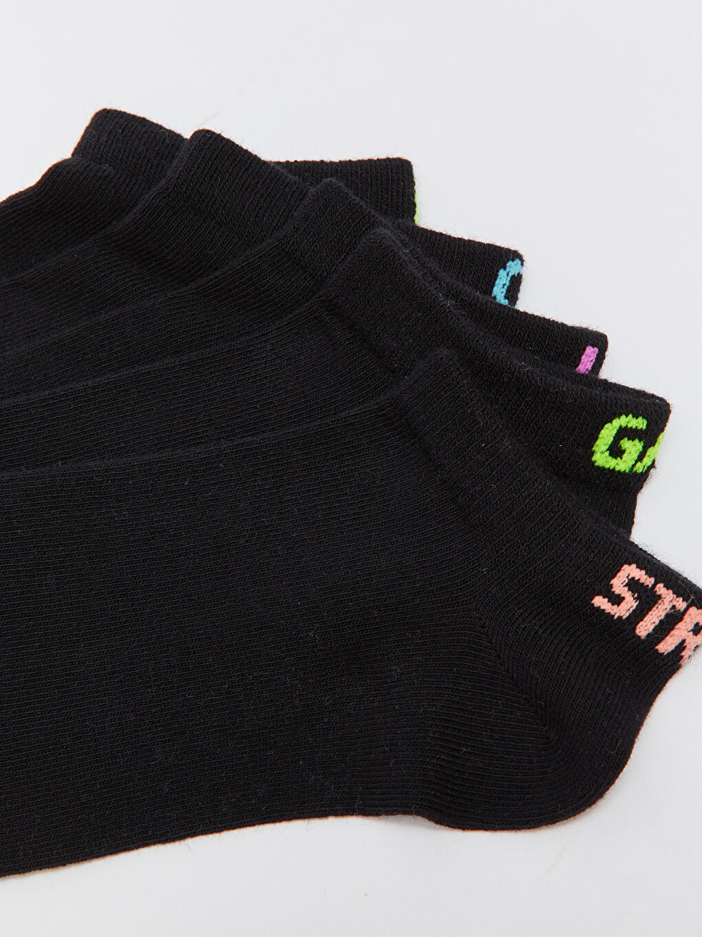 Шкарпетки для кросівок з принтом для жінок, 5 упаковок-2