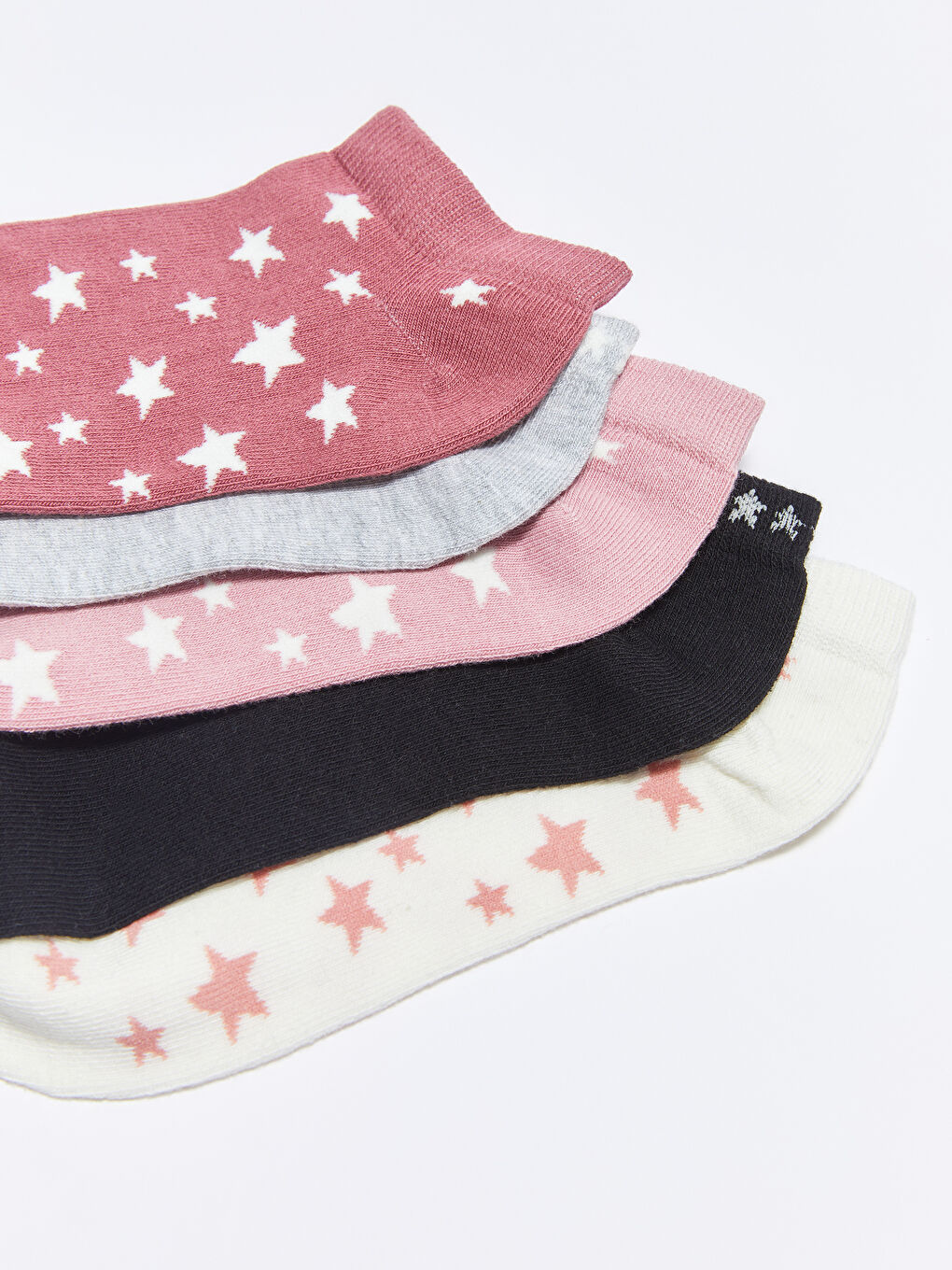 LCW DREAM Gemusterte Sneaker-Socken für Damen 5er-Pack -W21041Z8-GVS