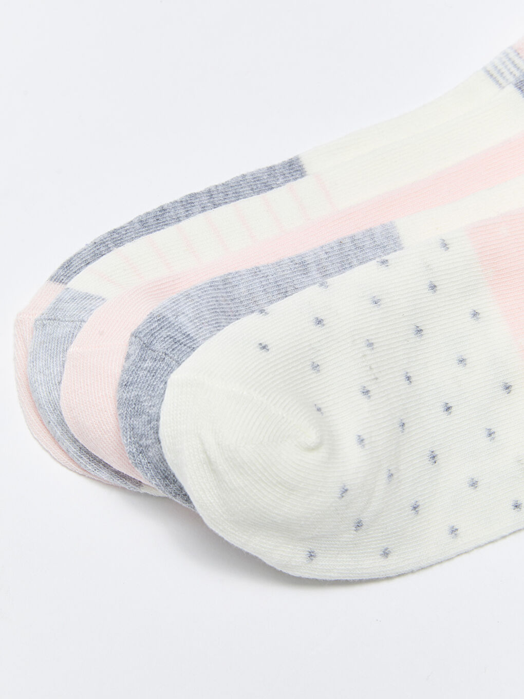 LCW DREAM Farbblock Damen Sneaker-Socken 5er-Pack -W21044Z8-FRA
