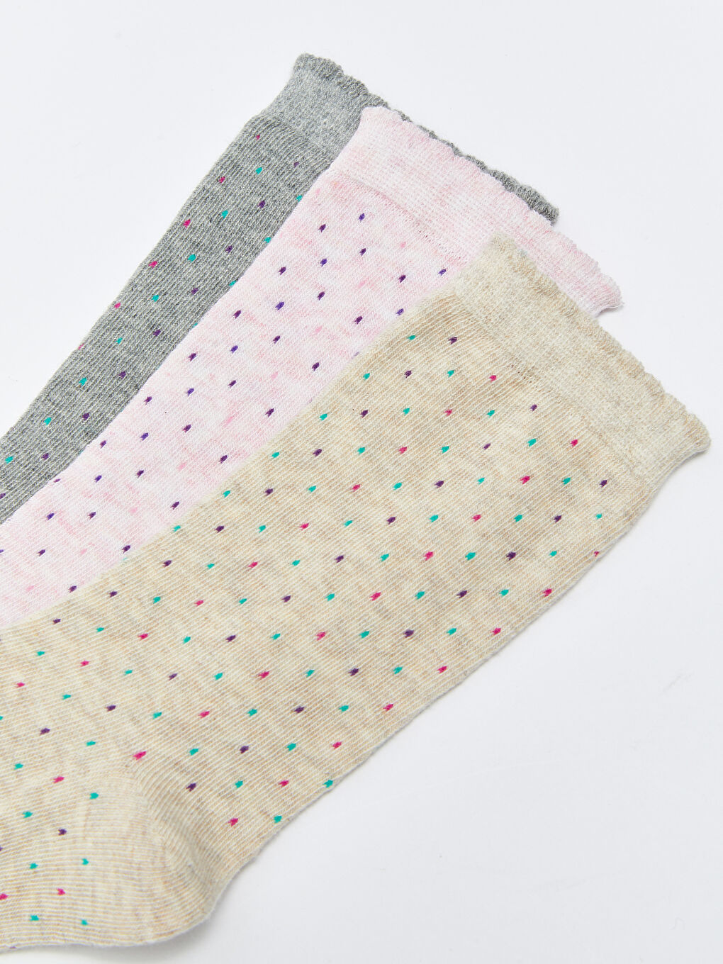 LCW DREAM Patterned Women's Ankle Socks 3-pack -W21064Z8-L8Q