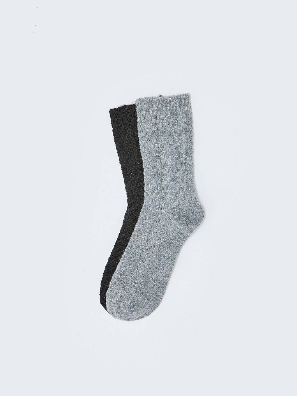 LCW DREAM Women's Plain Ankle Socks 2 Pack -W21066Z8-LAL