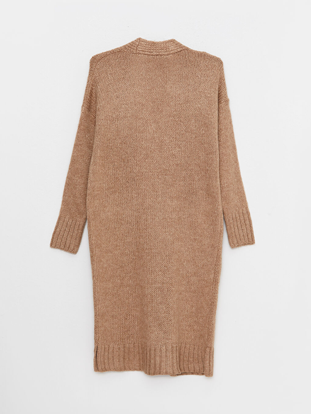 كارديجان تريكو للسيدات بياقة شال وكم طويل بتفاصيل جيوب-6