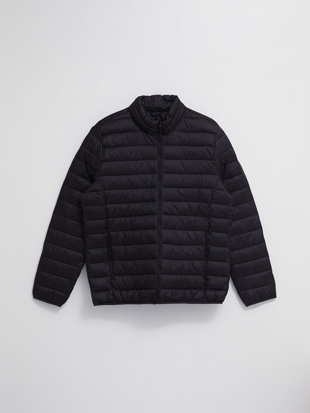 Standard Fit Funnel Neck Men's Puffer Coat-5
