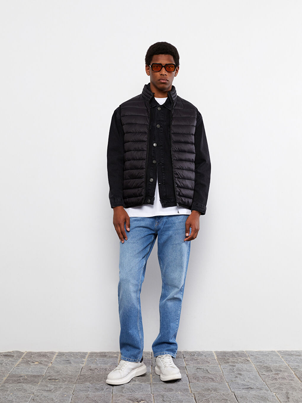 LCWAIKIKI Classic Standard Fit Funnel Neck Men's Puffer Gilet -W21077Z8-CVL
