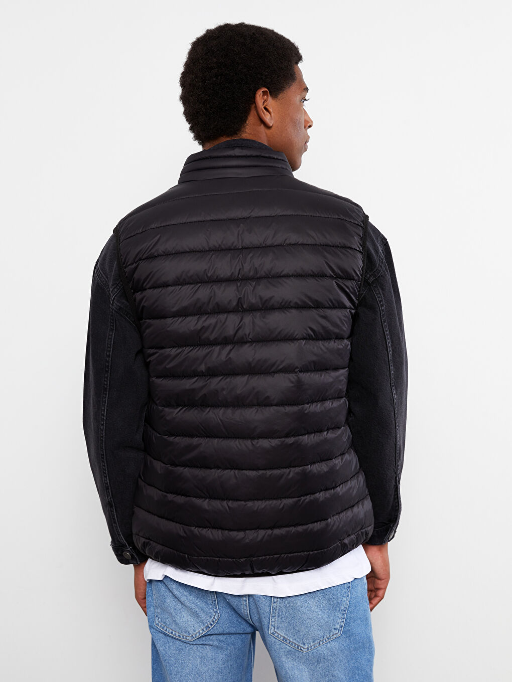 LCWAIKIKI Classic Standard Fit Funnel Neck Men's Puffer Gilet -W21077Z8-CVL