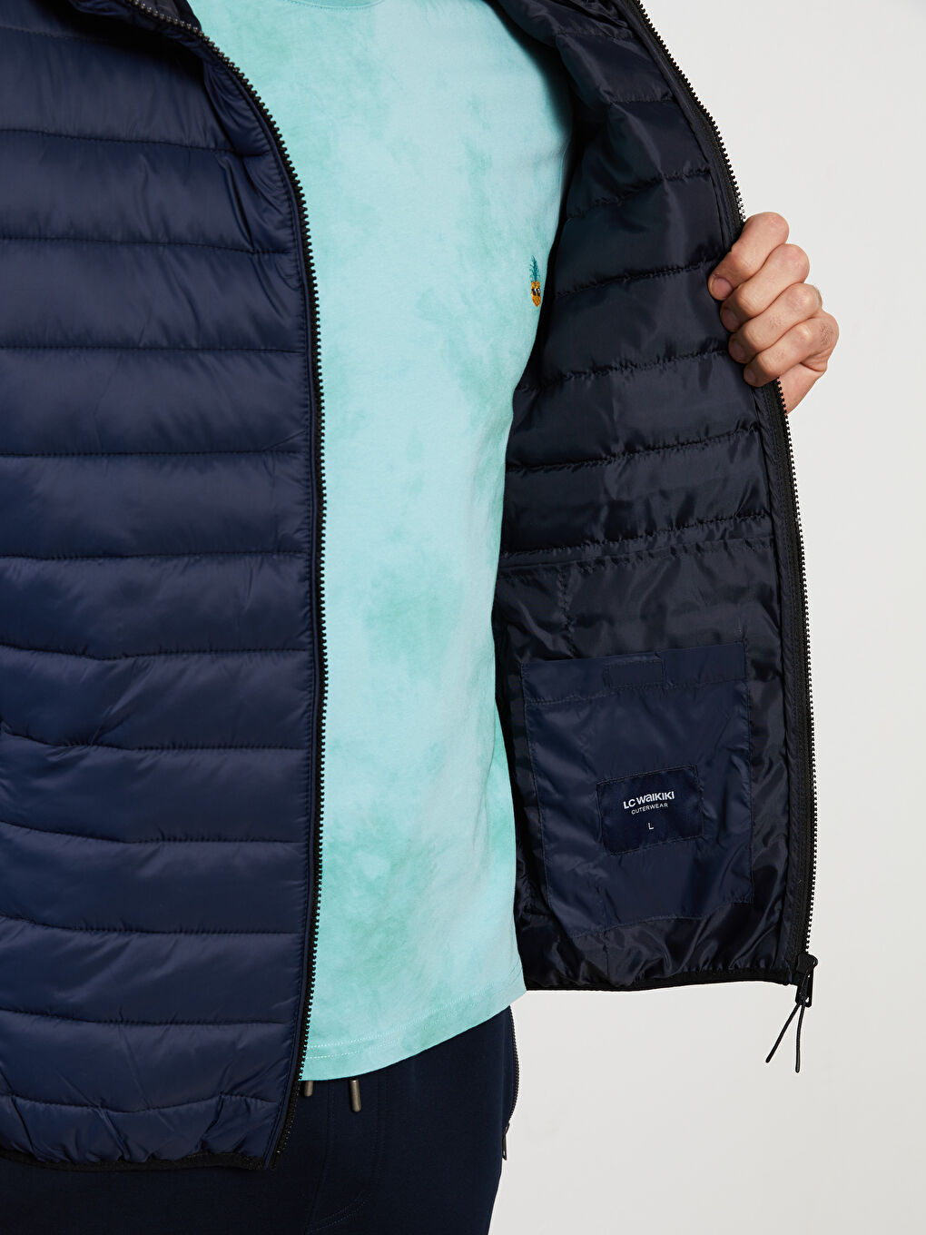 Standard Fit Hooded Men's Puffer Coat-4