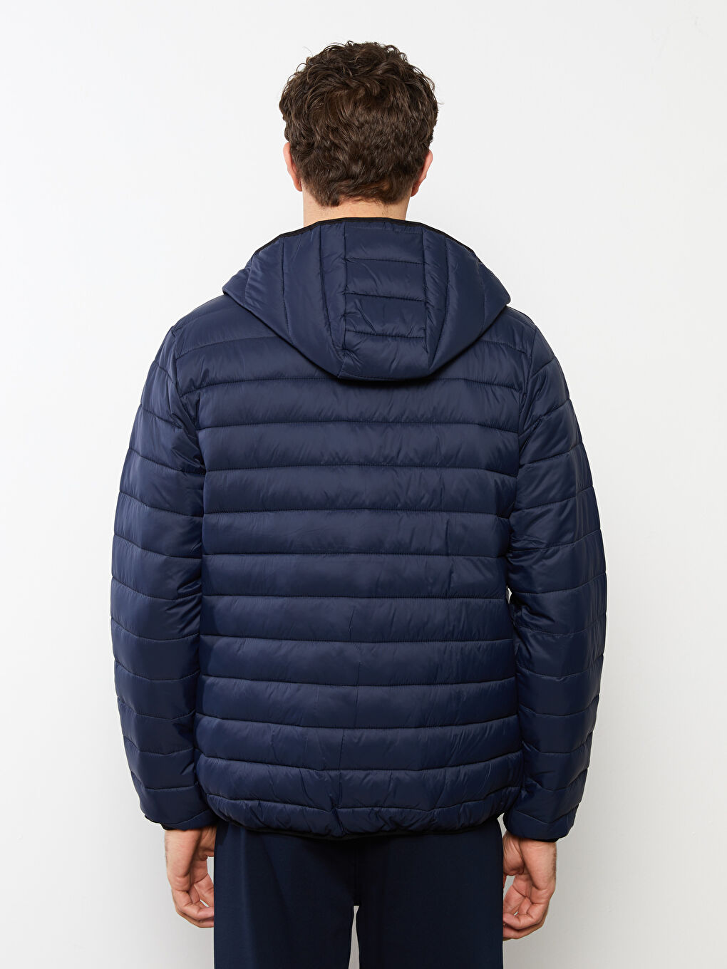 Standard Fit Hooded Men's Puffer Coat-6