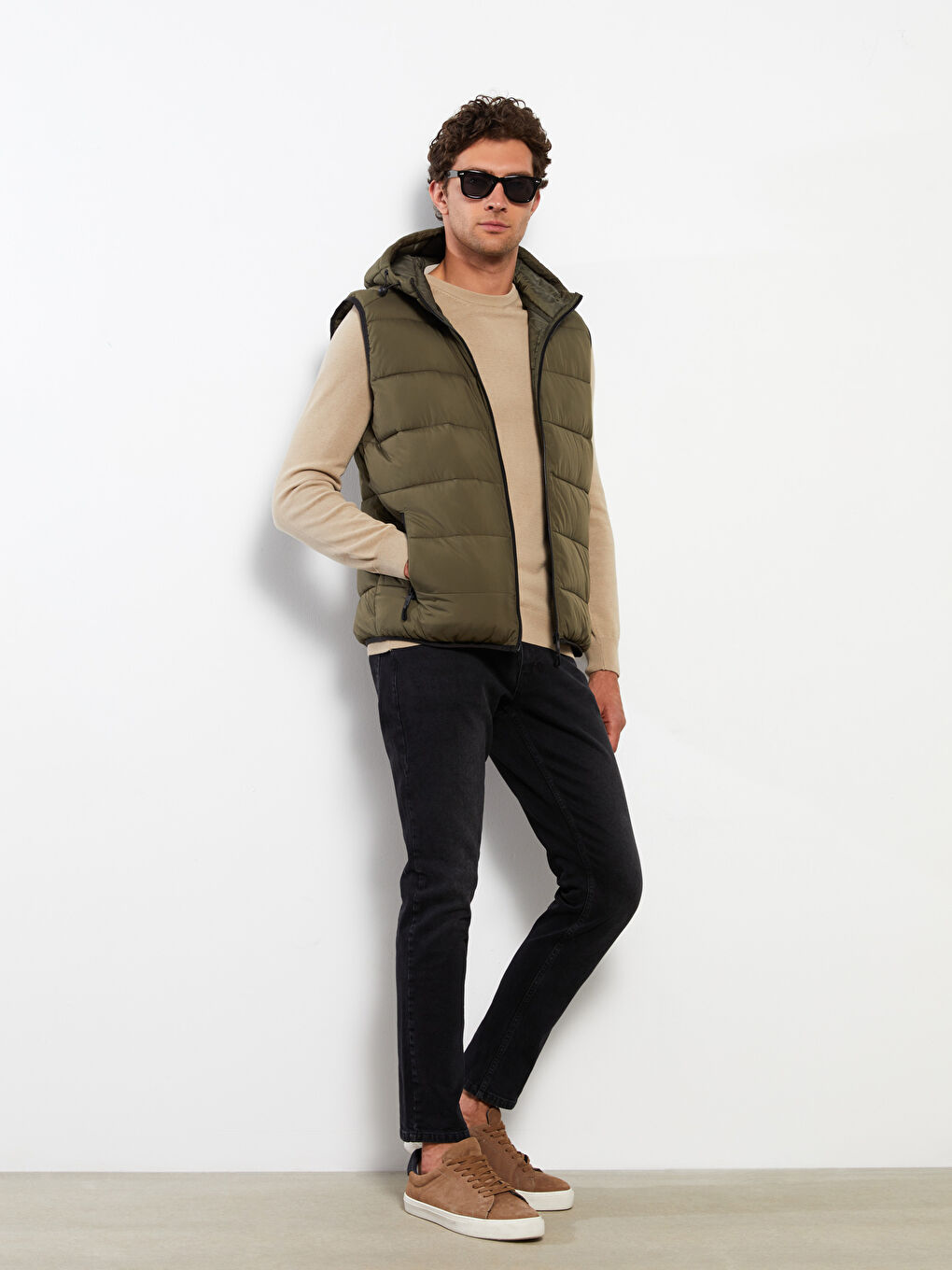 Gilet à Capuche pour Hommes Coupe Standard