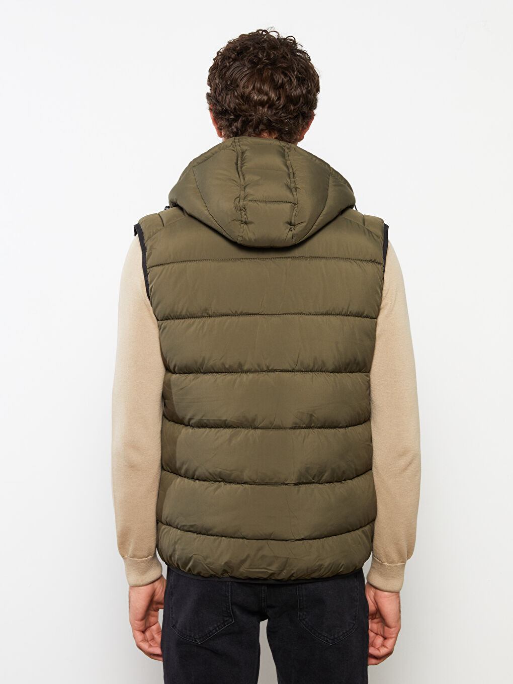 Gilet à Capuche pour Hommes Coupe Standard-4