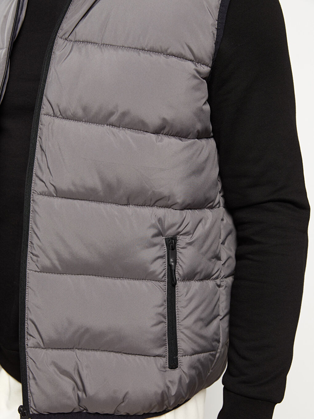 Standard Fit Hooded Men's Vest-3