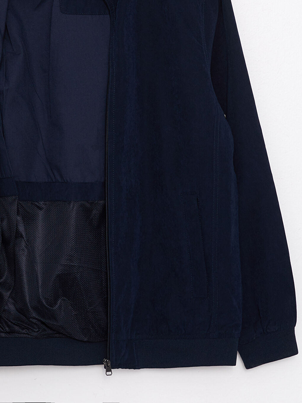 Standard Fit Funnel Neck Men's Coat-7