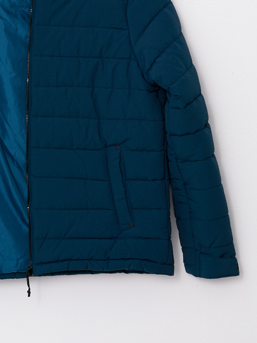 Standard Fit Funnel Neck Men's Puffer Coat-6