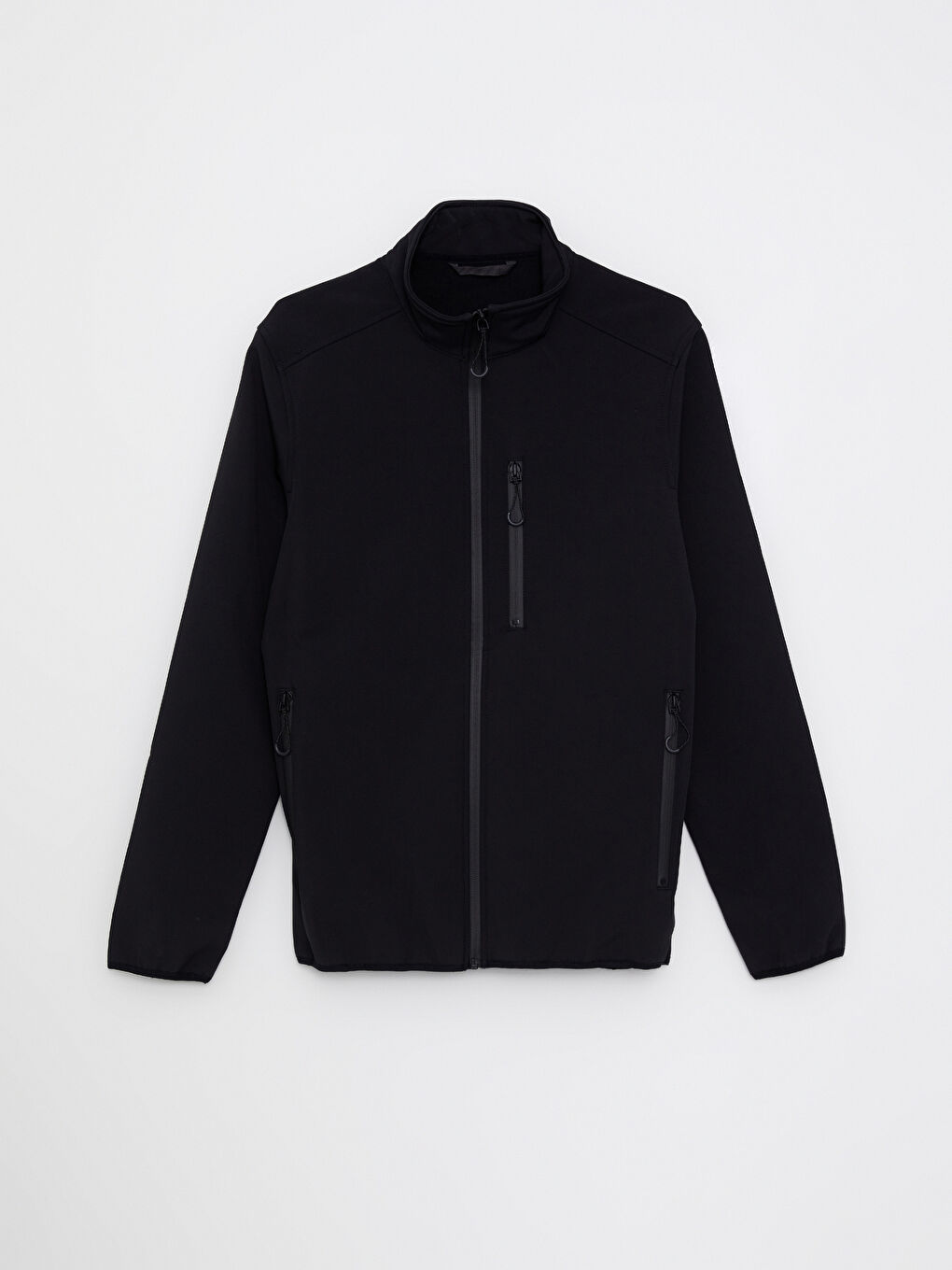 Manteau pour Hommes à Col Cheminée Coupe Régulière-5