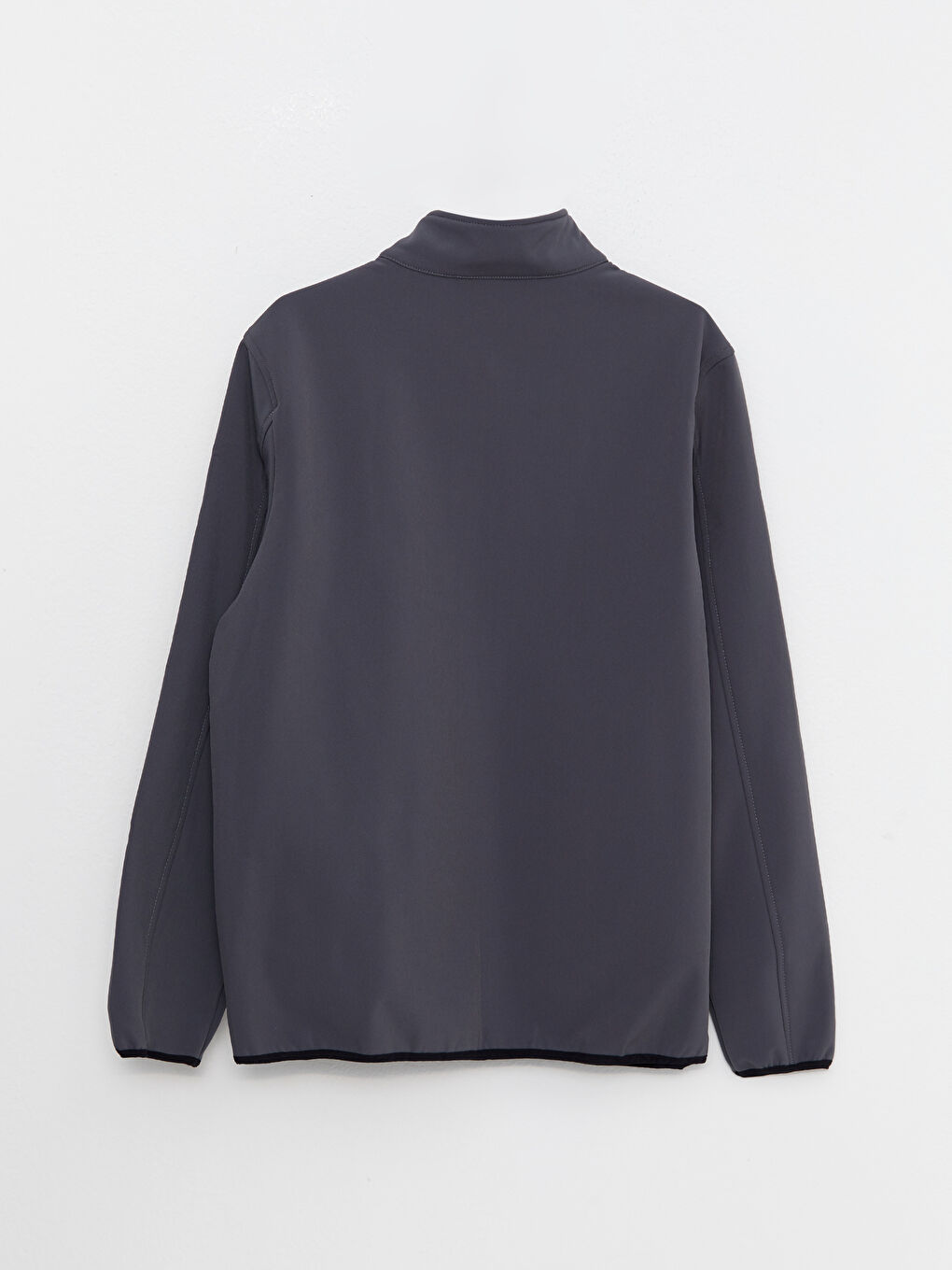 Manteau pour Hommes à Col Cheminée Coupe Régulière-7