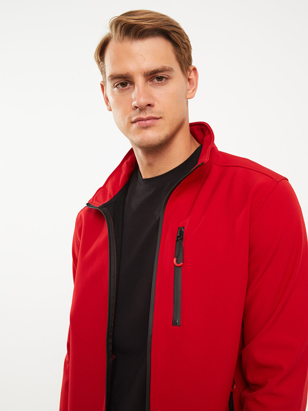 LCWAIKIKI Classic Standard Fit Funnel Neck Men's Coat -W21084Z8-HPM