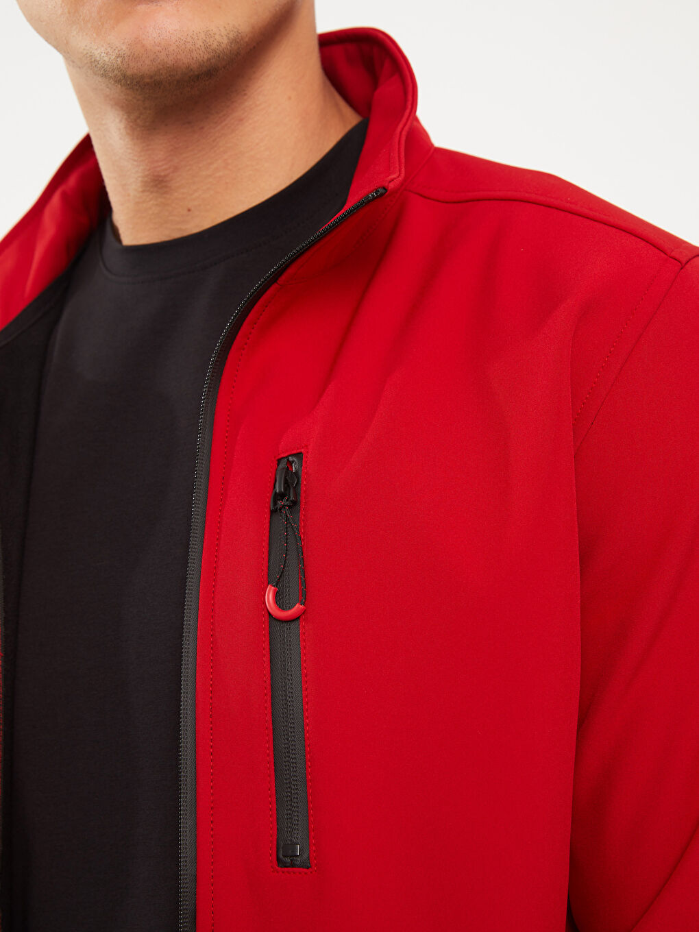 LCWAIKIKI Classic Standard Fit Funnel Neck Men's Coat -W21084Z8-HPM