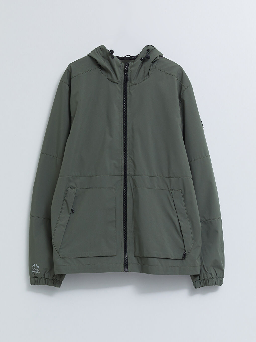 Standard Fit Hooded Thin Men's Raincoat -W21087Z8-J1Y