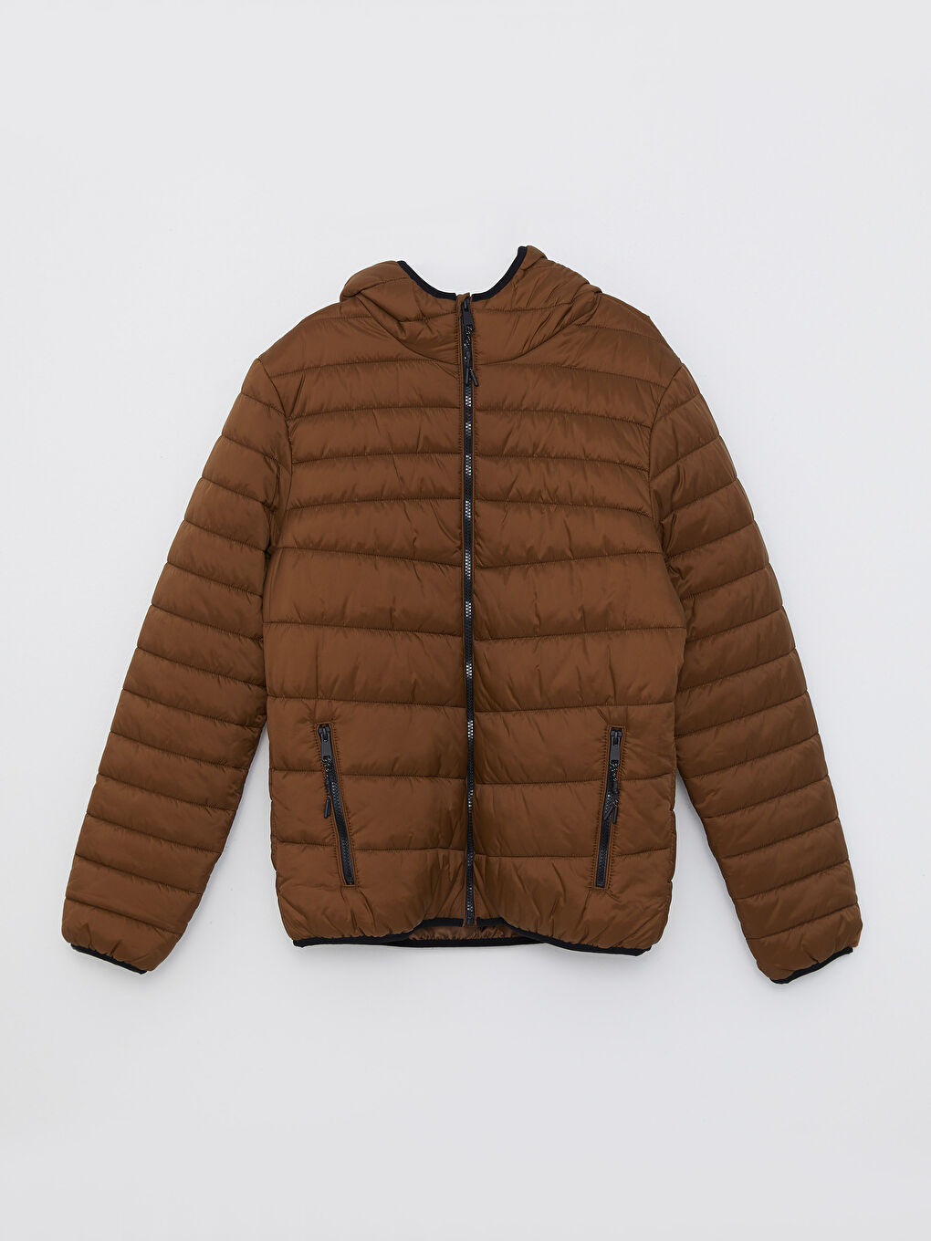 Slim Fit Hooded Men's Puffer Coat-5
