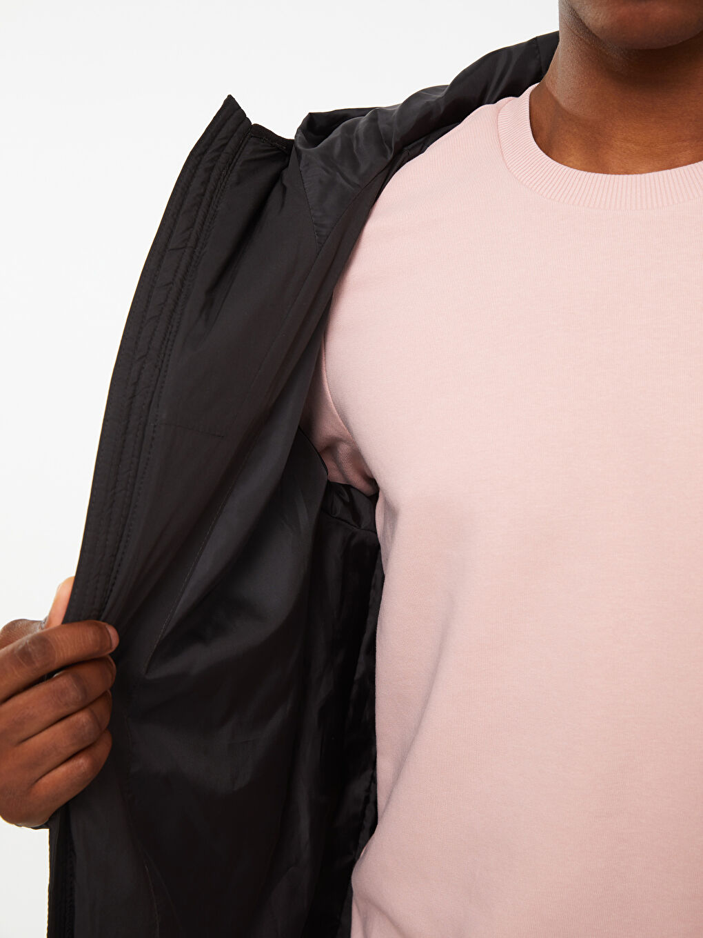 Standard Fit Hooded Men's Puffer Coat-3