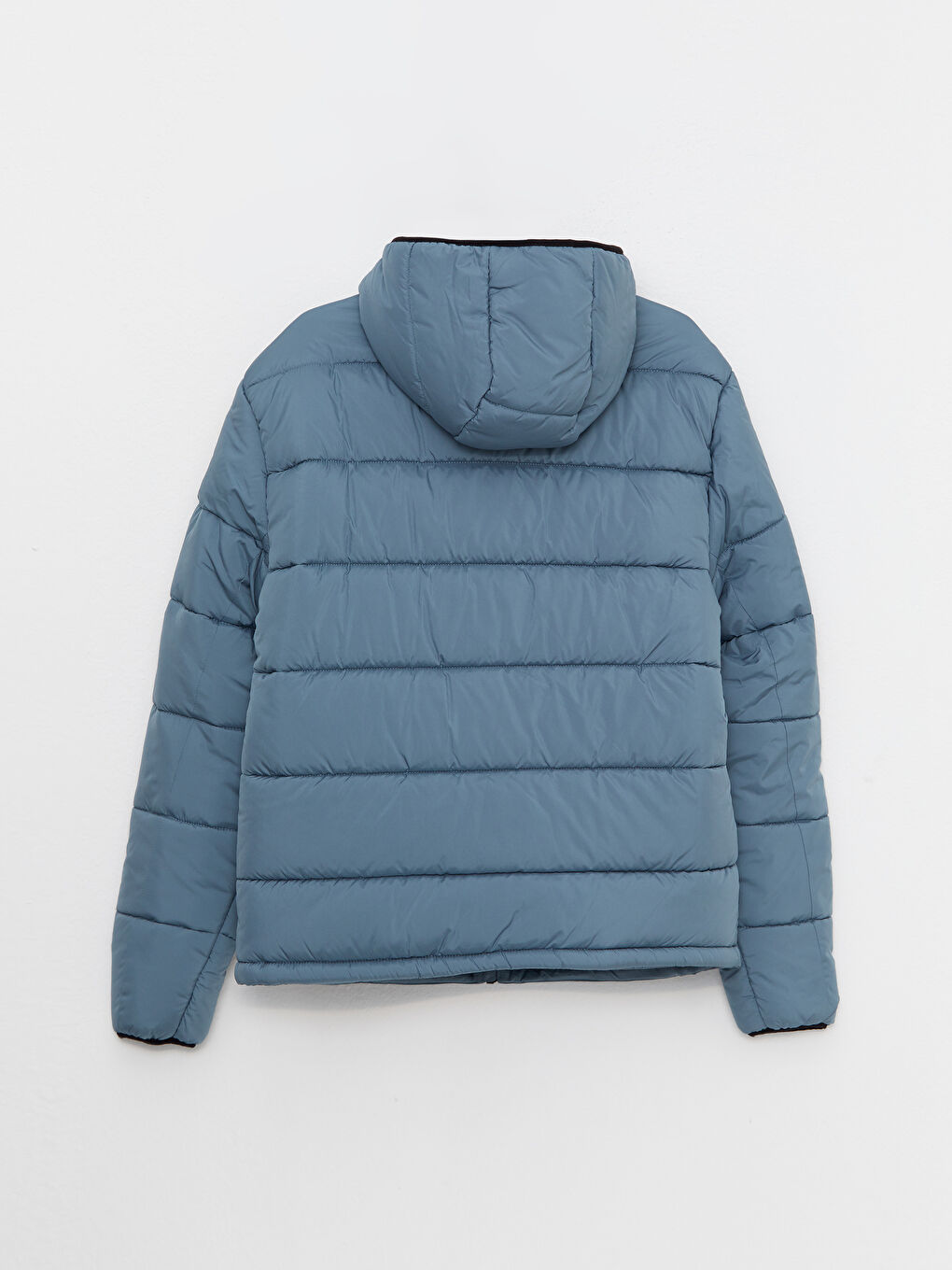 Standard Fit Hooded Men's Puffer Coat-6