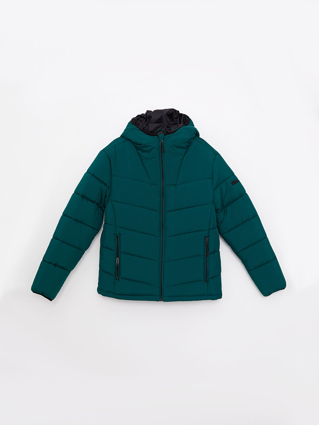 Regular Fit Steppmantel für Herren mit Kapuze-5