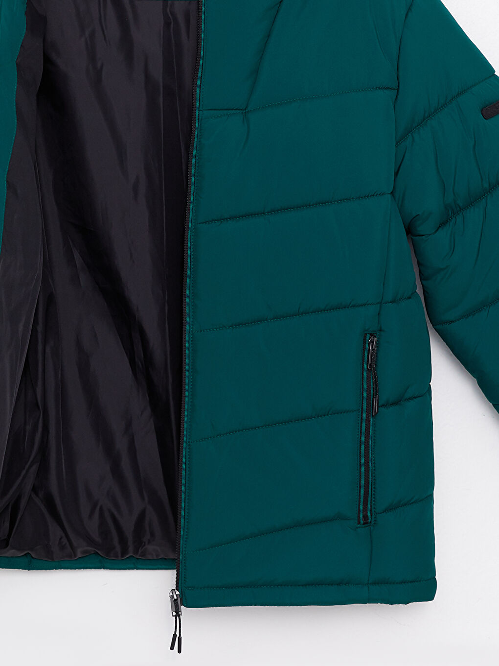 Regular Fit Steppmantel für Herren mit Kapuze-7