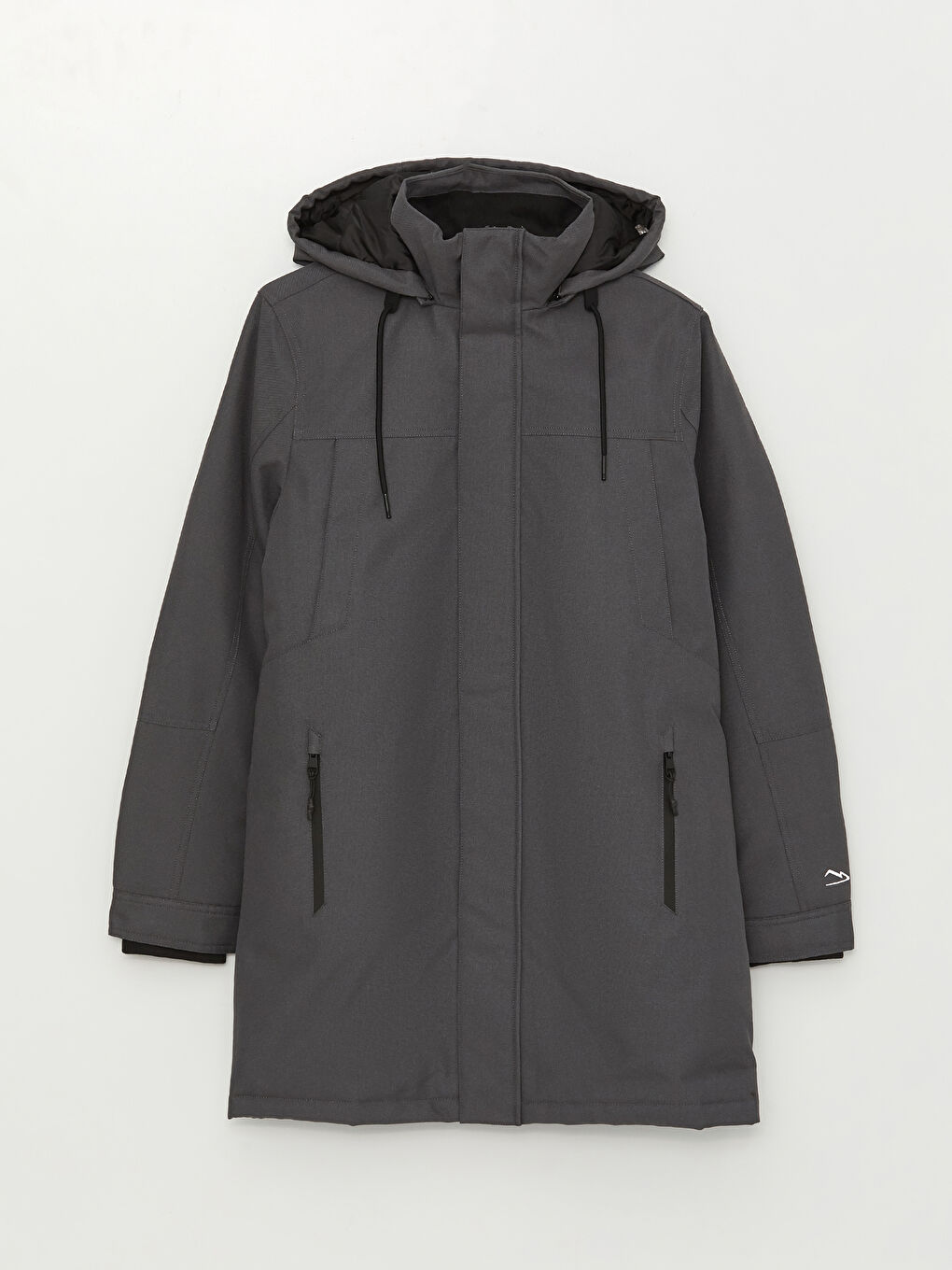 Standard Fit Hooded Men's Coat-8