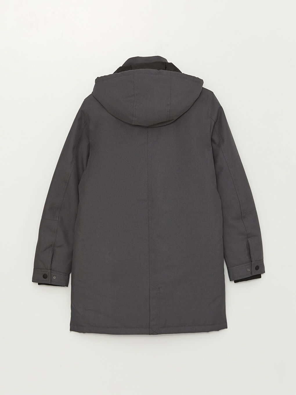 Standard Fit Hooded Men's Coat-9