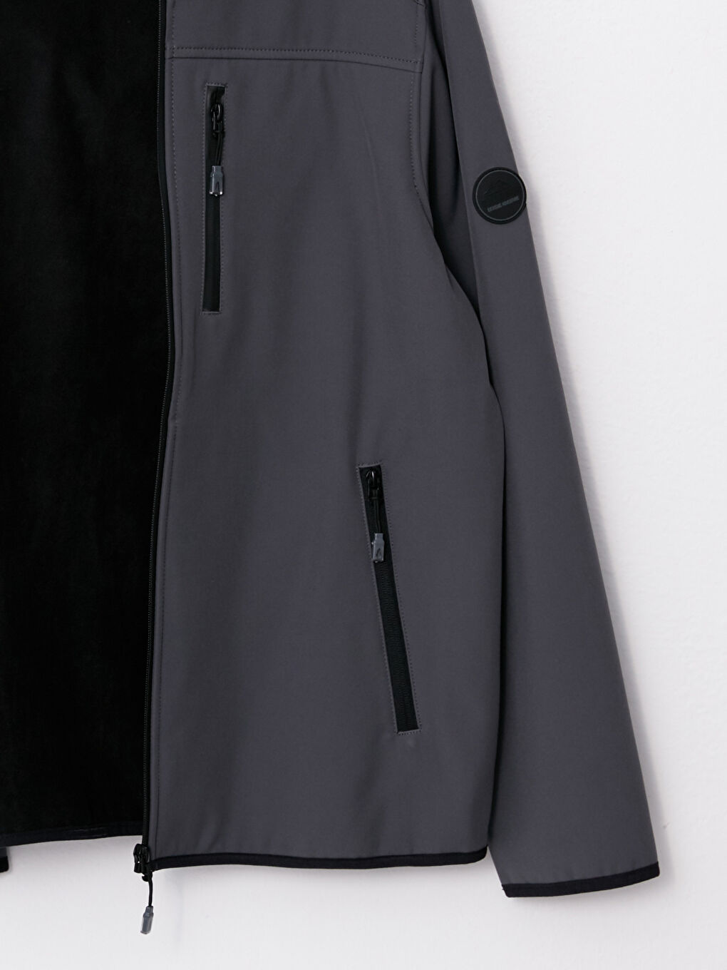 Regular Fit Hooded Men's Raincoat-14