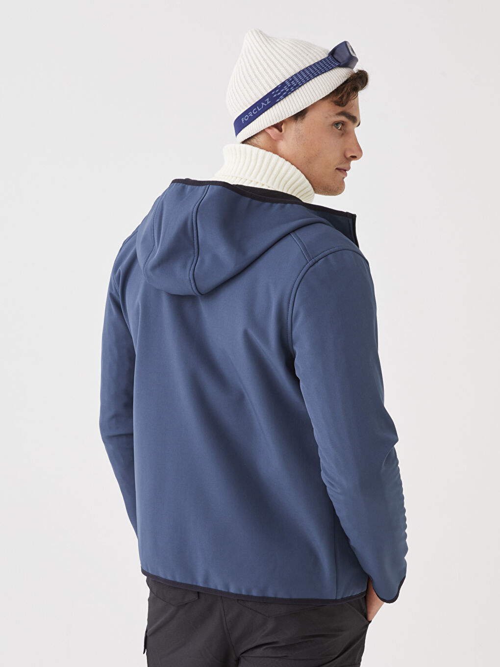 Ерлерге арналған стандартты пішім капюшонды жаңбырға арналған күрте-6