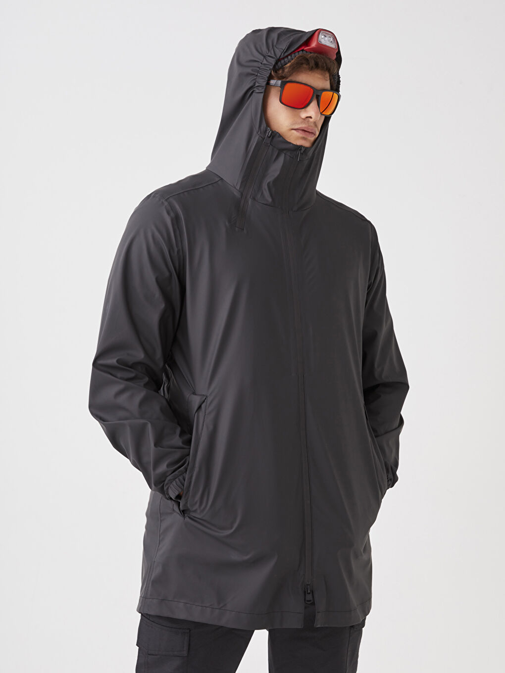 XSIDE ACTIVE Rahat Kalıp Kapüşonlu Erkek Yağmurluk -W21105Z8-CVL