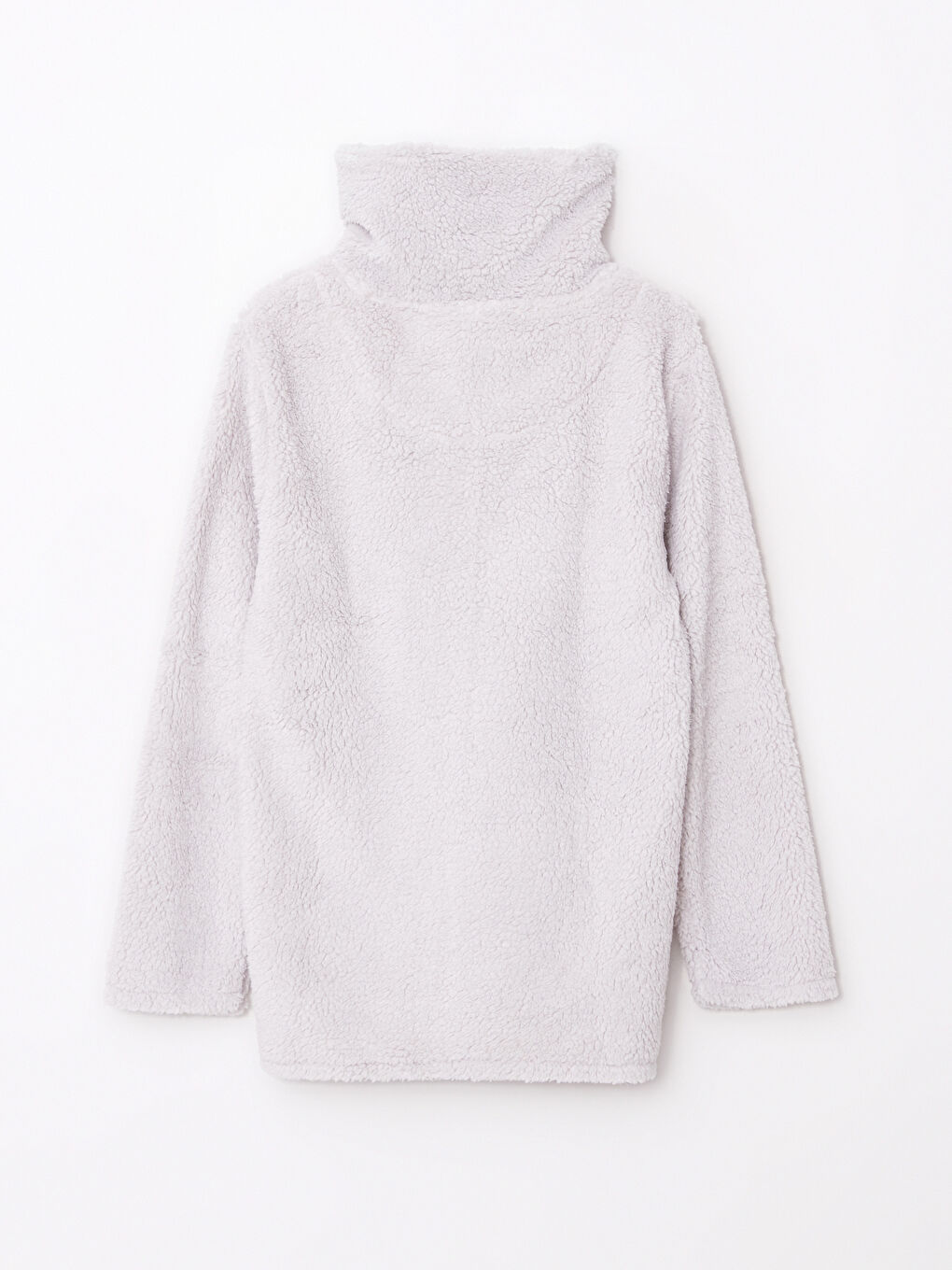 Rollkragen Regulär Langarm Pyjama-Oberteil für Damen-6