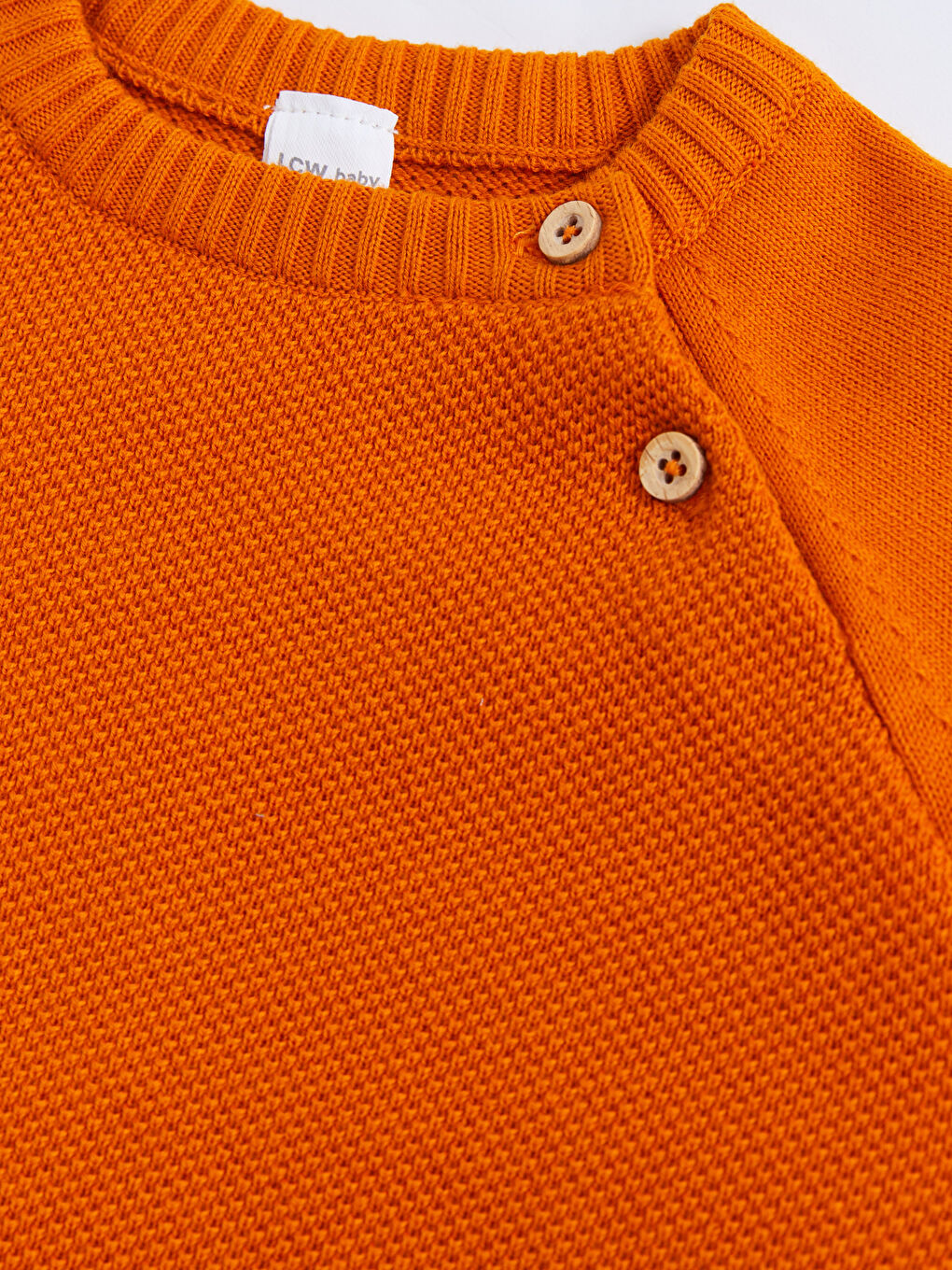 Crew Neck Self Patterned Baby Boy Knitwear Sweater-2