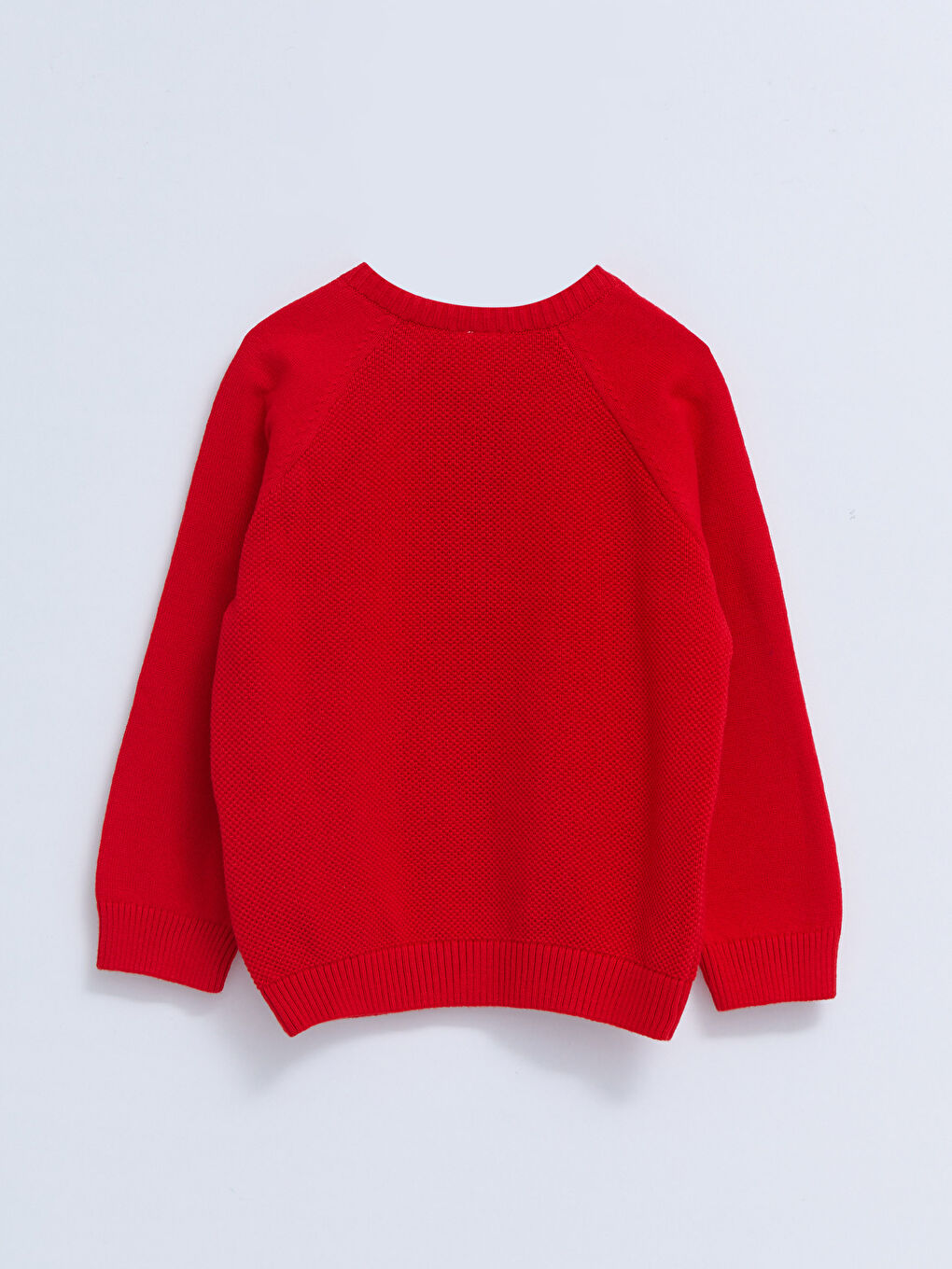 LCW baby Crew Neck Self Patterned Baby Boy Knitwear Sweater -W21143Z1-GZX